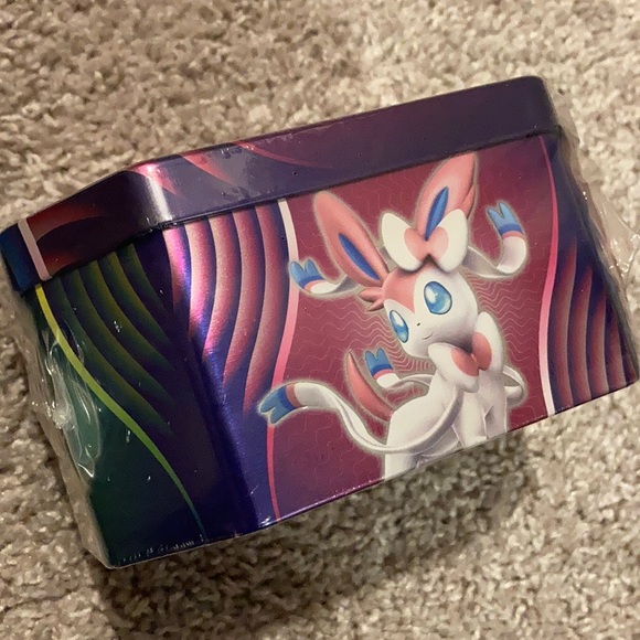 Pokémon GX Tin Set of 3 leafeon sylveon glaceon - Picture 5 of 8